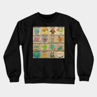 16 cosmic horror cuties Crewneck Sweatshirt